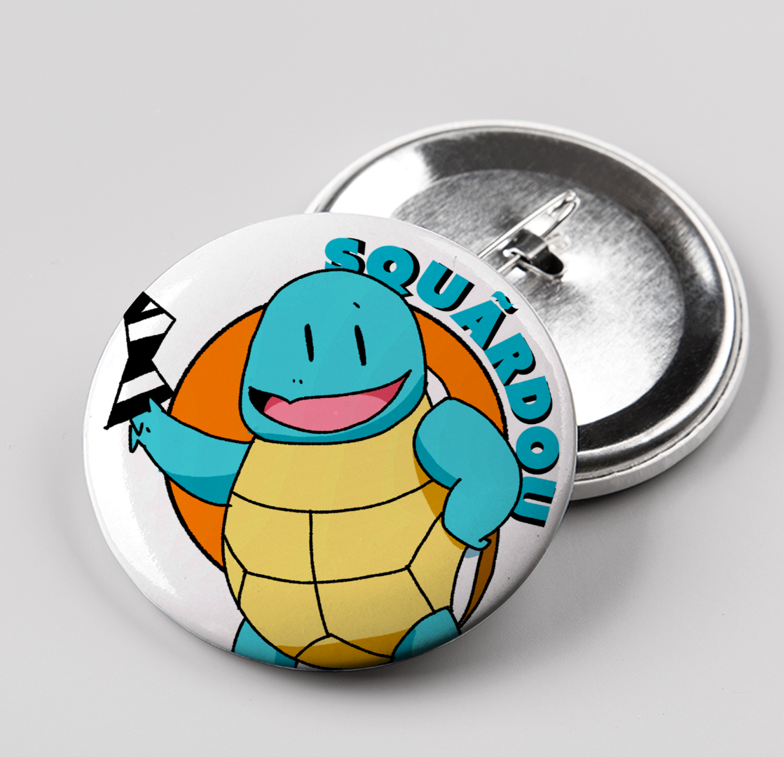 Botton Squãrdou - Coleção Pokedesk da dislexia